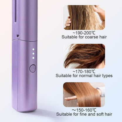 Mini Cordless Rechargeable Hair Straightener